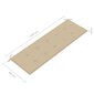 Tyyny puutarhapenkille, beige, 150x50x4cm hinta ja tiedot | Istuintyynyt, pehmusteet ja päälliset | hobbyhall.fi