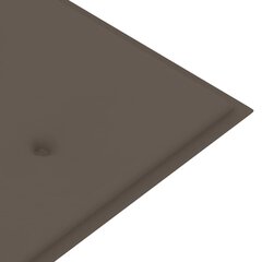 Tyyny puutarhapenkille, taupe väri, 180x50x4cm hinta ja tiedot | Istuintyynyt, pehmusteet ja päälliset | hobbyhall.fi