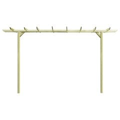 Puutarhapergola, 360x200x60cm, kyllästetty mänty hinta ja tiedot | Puutarhakoristeet | hobbyhall.fi