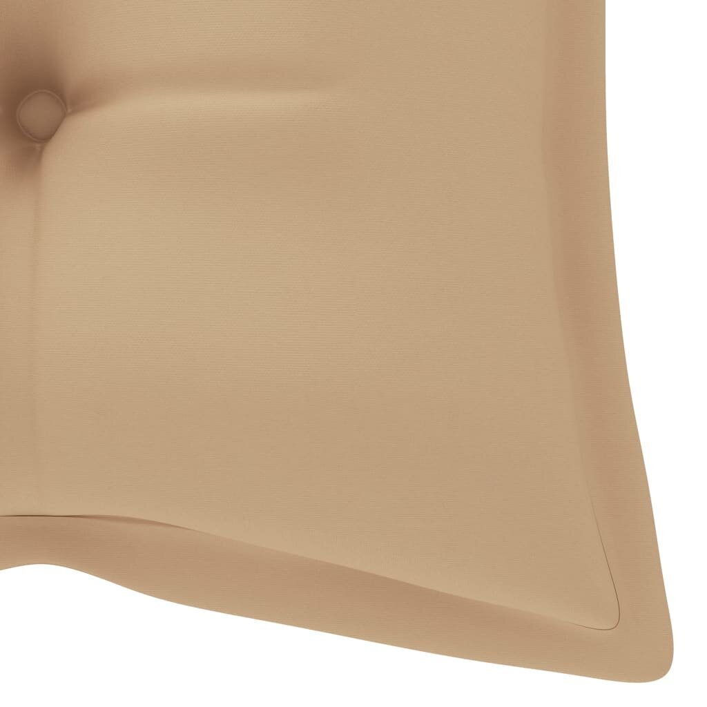 Tyyny puutarhapenkille, beige, 120x50x7 cm hinta ja tiedot | Istuintyynyt, pehmusteet ja päälliset | hobbyhall.fi