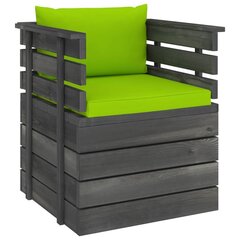 Puutarhatuoli tyynyillä, puuta hinta ja tiedot | Puutarhatuolit | hobbyhall.fi