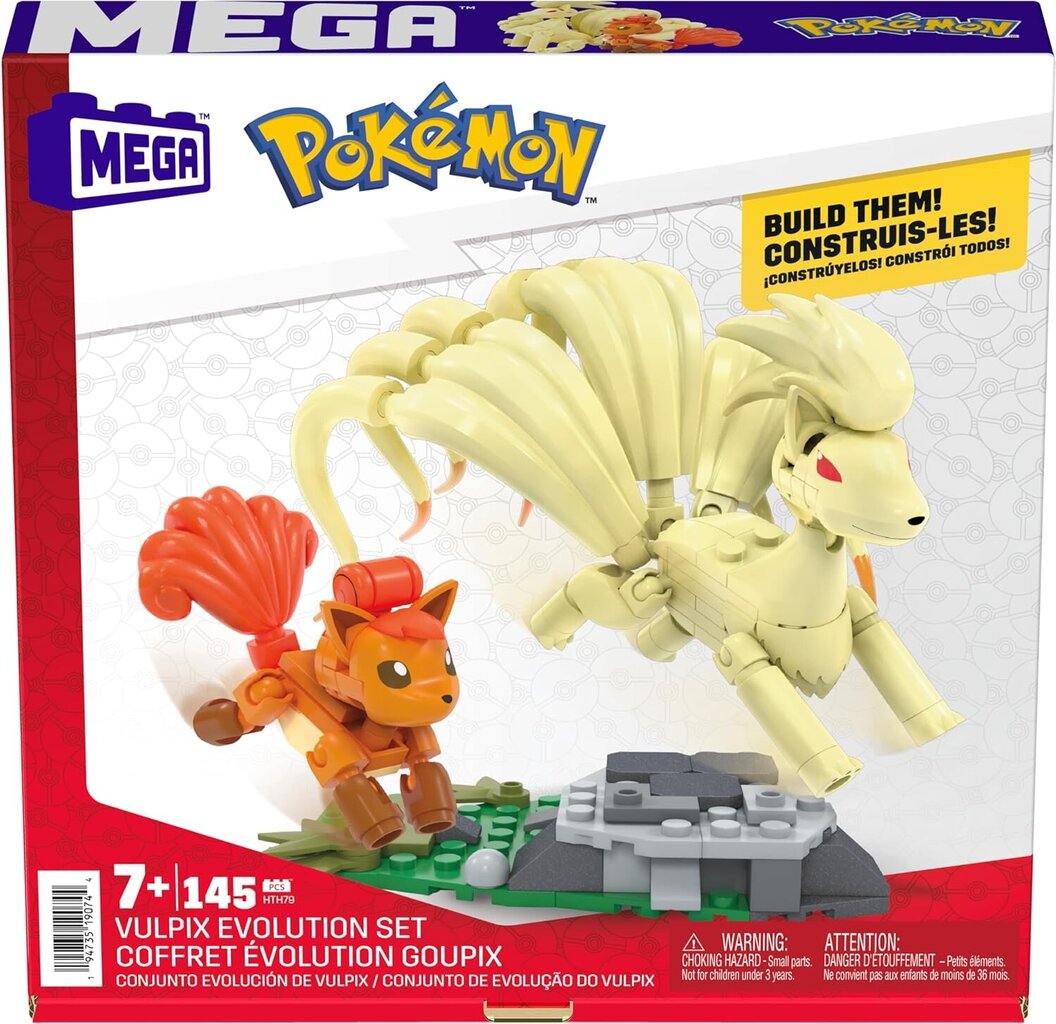 MATTEL MEGA POKEMON Vulpix Evolution HTH79 hinta ja tiedot | LEGOT ja rakennuslelut | hobbyhall.fi