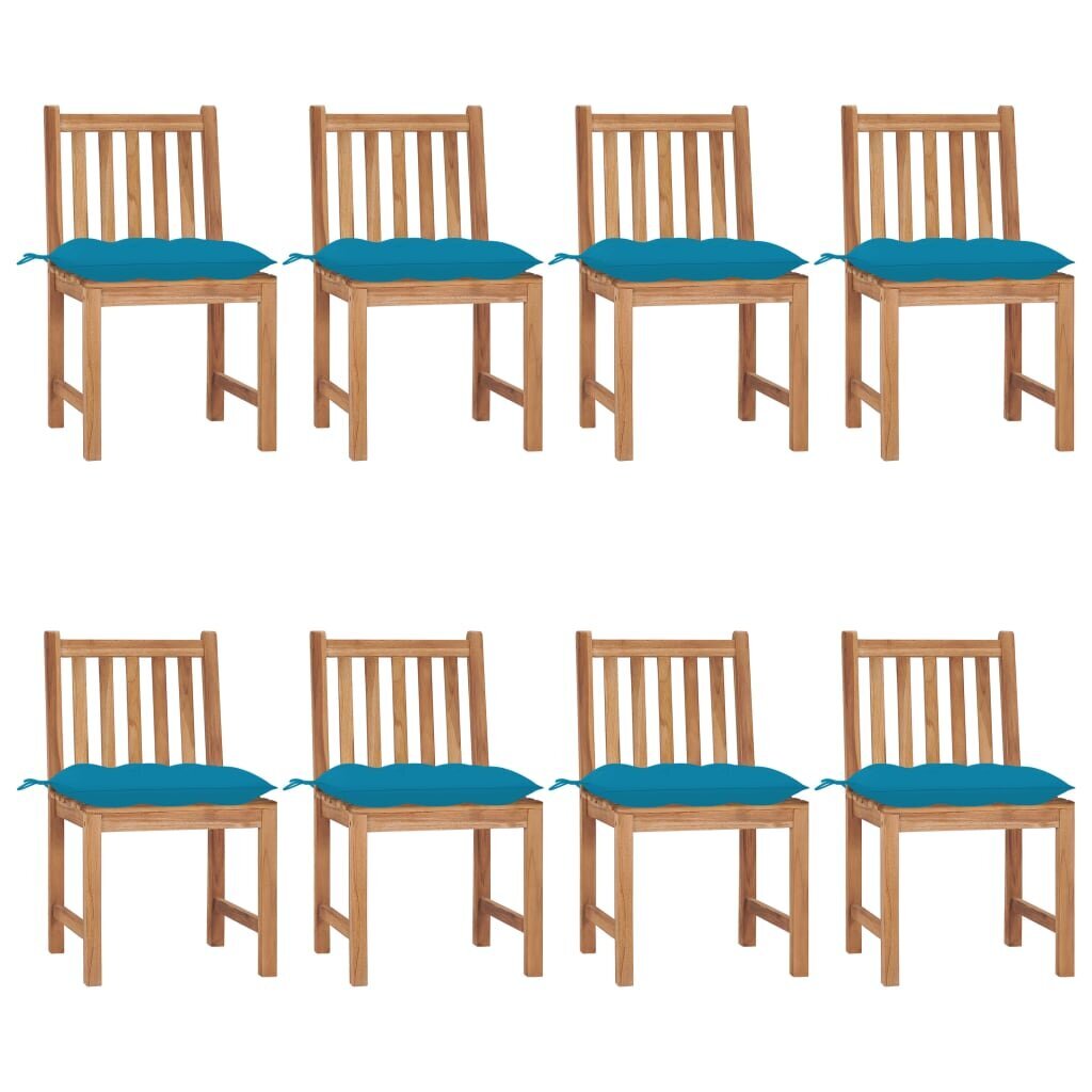 Puutarhatuolit tyynyillä, 8 kpl hinta ja tiedot | Puutarhatuolit | hobbyhall.fi