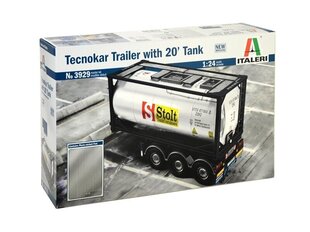 Italeri - Tecnokar Trailer with 20' Tank, 1/24, 3929 hinta ja tiedot | LEGOT ja rakennuslelut | hobbyhall.fi