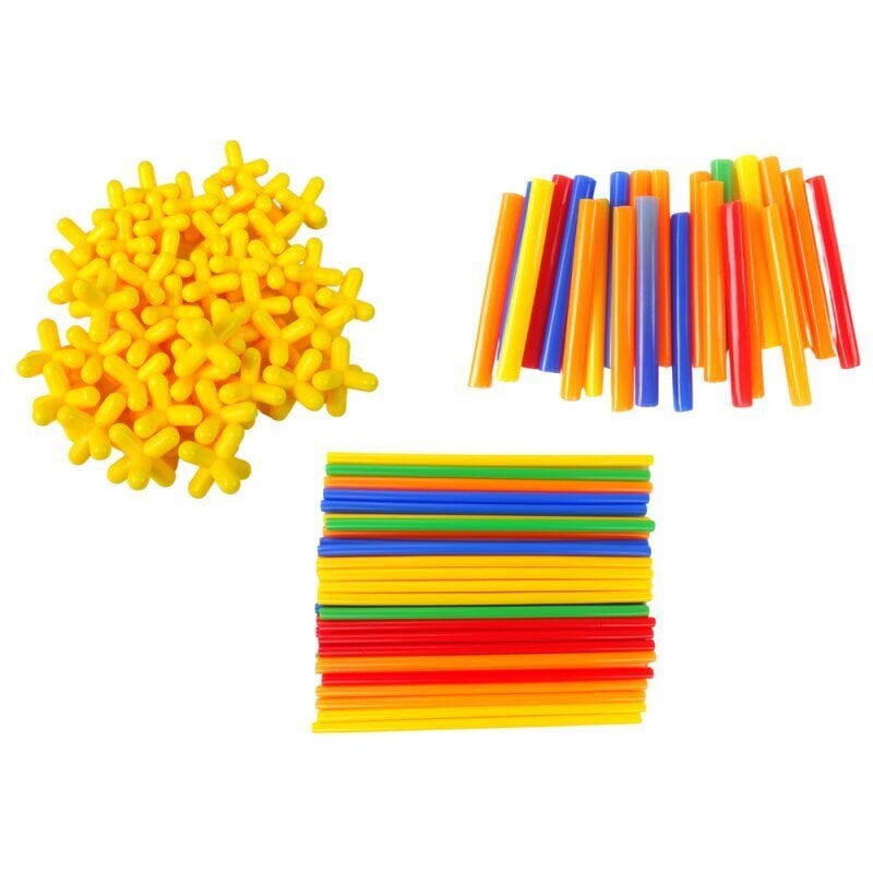 Building Blocks Construction Sticks Straws Set hinta ja tiedot | LEGOT ja rakennuslelut | hobbyhall.fi