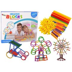 Building Blocks Construction Sticks Straws Set hinta ja tiedot | LEGOT ja rakennuslelut | hobbyhall.fi