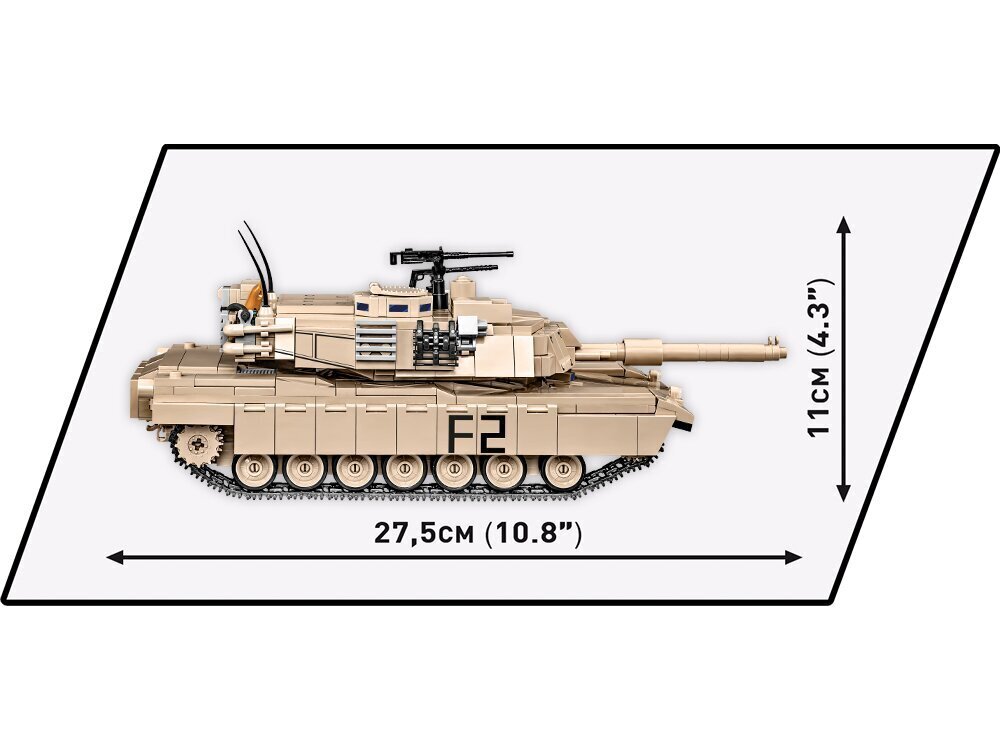 COBI - Muovirakennussarja M1A2 Abrams, 1/35, 2622 hinta ja tiedot | LEGOT ja rakennuslelut | hobbyhall.fi