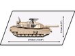 COBI - Muovirakennussarja M1A2 Abrams, 1/35, 2622 hinta ja tiedot | LEGOT ja rakennuslelut | hobbyhall.fi