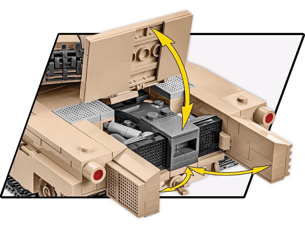 COBI - Muovirakennussarja M1A2 Abrams, 1/35, 2622 hinta ja tiedot | LEGOT ja rakennuslelut | hobbyhall.fi