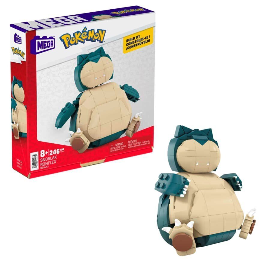 Rakennussarja Mega Pokemon Snorlax, 246 kpl hinta ja tiedot | LEGOT ja rakennuslelut | hobbyhall.fi