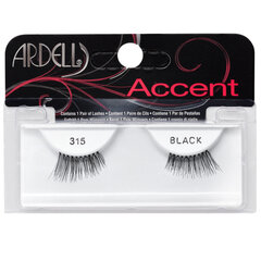 Tekoripset Ardell Accent 315 Black, 1 pari hinta ja tiedot | Irtoripset ja ripsentaivuttimet | hobbyhall.fi