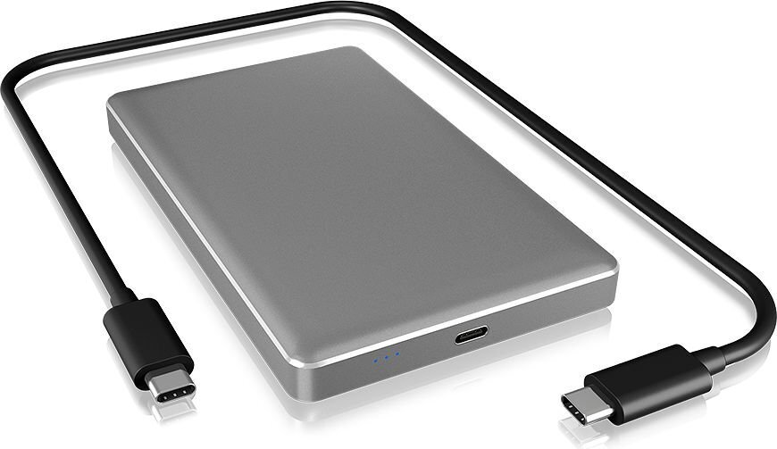 RaidSonic IcyBox 2.5" external HDD/SSD external enclosure (IB-245-C31-G) hinta ja tiedot | Komponenttien lisätarvikkeet | hobbyhall.fi