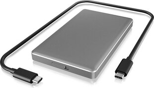 RaidSonic IcyBox 2.5" external HDD/SSD external enclosure (IB-245-C31-G) hinta ja tiedot | Komponenttien lisätarvikkeet | hobbyhall.fi