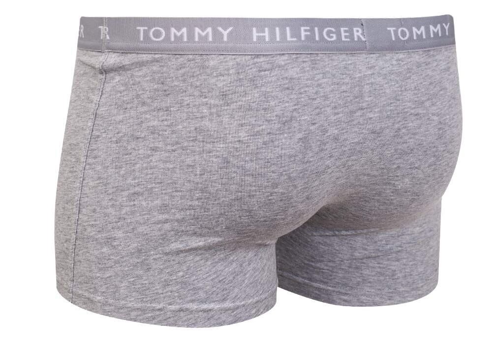 Nyrkkeilijät TOMMY HILFIGER 3Pck White Grey Black UM0UM022030XK hinta ja tiedot | Miesten alushousut | hobbyhall.fi