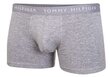 Nyrkkeilijät TOMMY HILFIGER 3Pck White Grey Black UM0UM022030XK hinta ja tiedot | Miesten alushousut | hobbyhall.fi