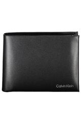 Kukkaro CALVIN KLEIN Ck Concise Trifold 10Cc W/coin L K50K510600BAX hinta ja tiedot | Miesten lompakot | hobbyhall.fi