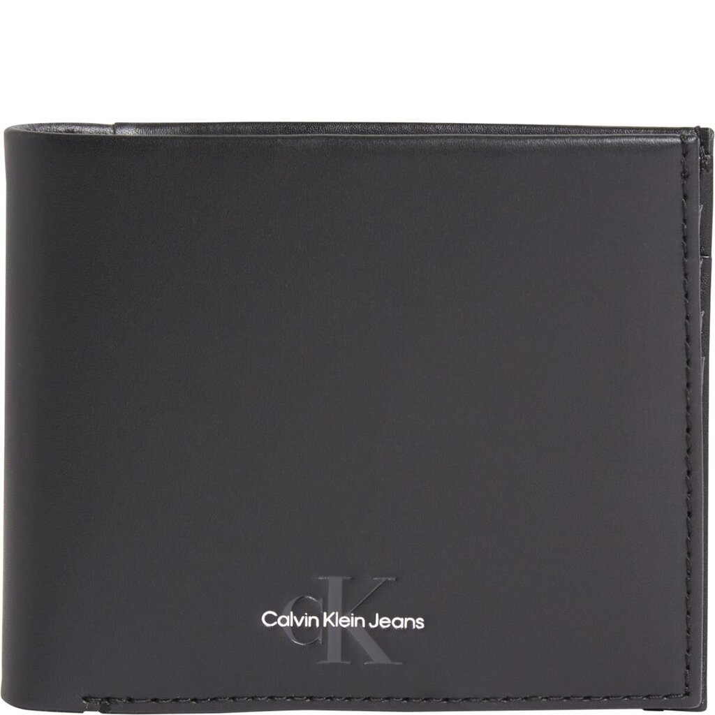 Kukkaro CALVIN KLEIN Monogram Soft Bifold W/coin K50K511104BDS hinta ja tiedot | Miesten reput ja laukut | hobbyhall.fi