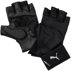 Puma Harjoitteluhanskat TR Ess Gloves Premium Black 041467 01 041467 01/L hinta ja tiedot | Miesten hatut, huivit ja käsineet | hobbyhall.fi