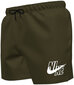 Nike Uimahousut Logo Solid 5""In Short Khaki NESSA566 240 NESSA566 240/2XL hinta ja tiedot | Miesten uimahousut ja -shortsit | hobbyhall.fi