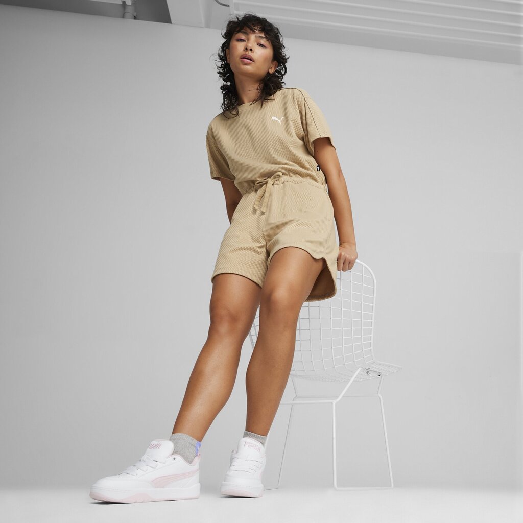 Puma Urheilupuku Her Short Jumpsuit Cream 677891 83 677891 83/XS hinta ja tiedot | Miesten puserot ja hupparit | hobbyhall.fi