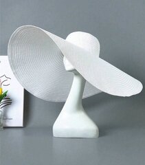 Naisten hattu, Electronics LV-24014, valkoinen, koko 56-57 cm, 1 kpl. hinta ja tiedot | Naisten päähineet | hobbyhall.fi