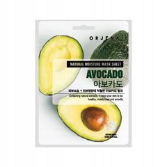 Orjena elvyttävä ja virkistävä arkkinaamio Avocado 23ml hinta ja tiedot | Kasvojen puhdistusaineet | hobbyhall.fi