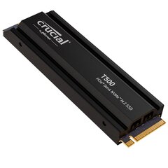 Crucial T500 2Tb w/Heatsink tray hinta ja tiedot | Kovalevyt | hobbyhall.fi