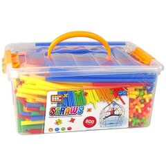 Large Building Block Set in a Box Construction Straws 800 Pieces ! hinta ja tiedot | LEGOT ja rakennuslelut | hobbyhall.fi