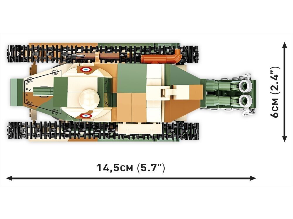 Rakennussarja Cobi Renault FT, 1/35, 2991 hinta ja tiedot | LEGOT ja rakennuslelut | hobbyhall.fi