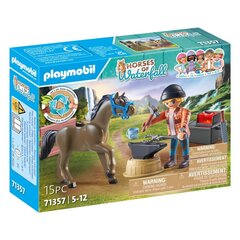 71357 Playmobil® Horses Of Waterfall Farrier Ben and Achilles hinta ja tiedot | LEGOT ja rakennuslelut | hobbyhall.fi