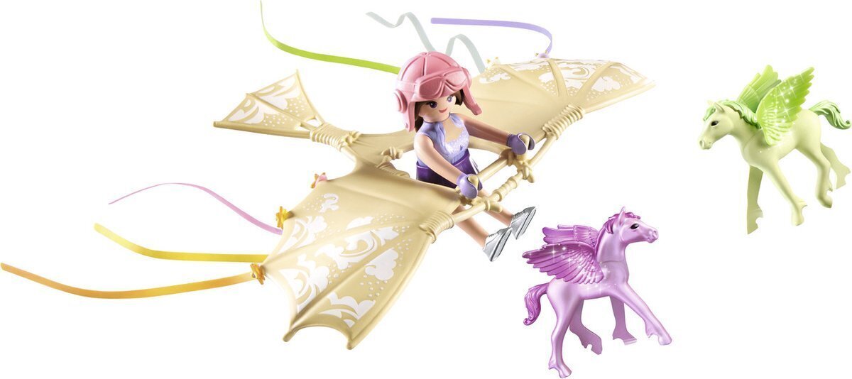 71363 Playmobil® Princess Magic Princess Magical Outing With Pegasus Foal hinta ja tiedot | LEGOT ja rakennuslelut | hobbyhall.fi