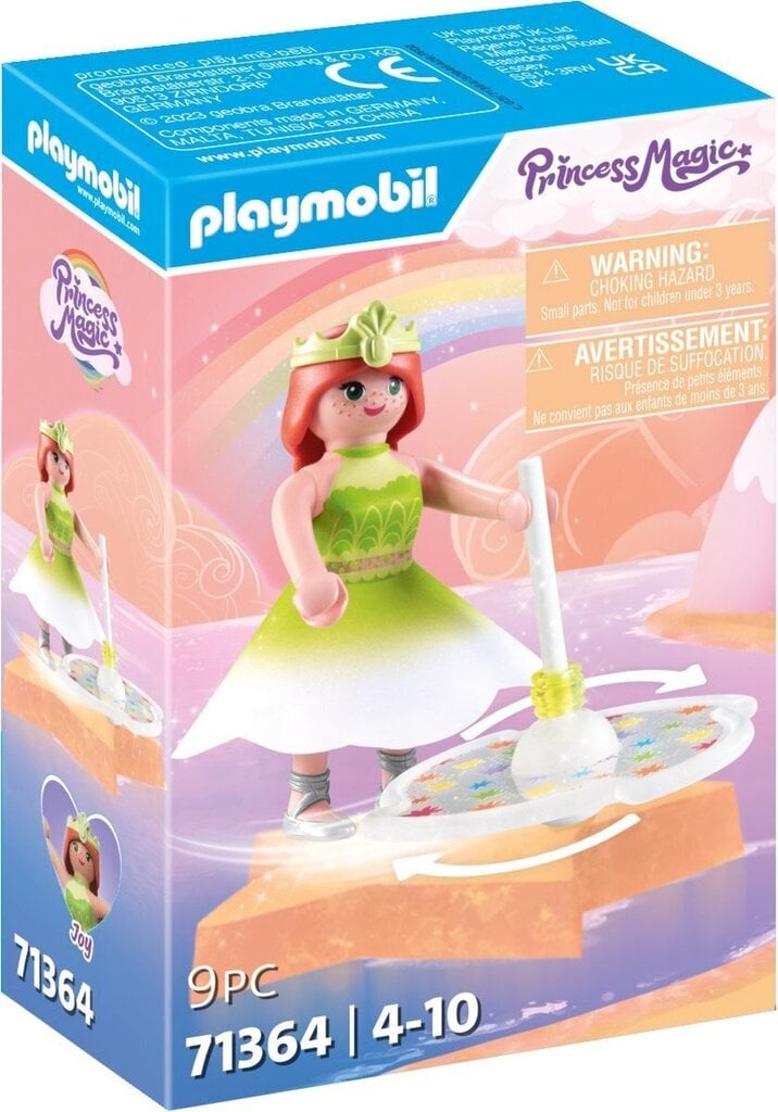 71364 Playmobil® Princess Magic Princess sateenkaaripyörällä hinta ja tiedot | LEGOT ja rakennuslelut | hobbyhall.fi