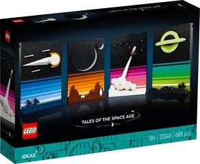 21340 LEGO Ideas Space Age Stories hinta ja tiedot | LEGOT ja rakennuslelut | hobbyhall.fi