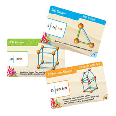 Rakennussarja Learning Resources Dive Into Forms! Geometriasetti, 129 kpl hinta ja tiedot | LEGOT ja rakennuslelut | hobbyhall.fi