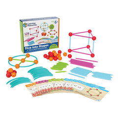 Rakennussarja Learning Resources Dive Into Forms! Geometriasetti, 129 kpl hinta ja tiedot | LEGOT ja rakennuslelut | hobbyhall.fi