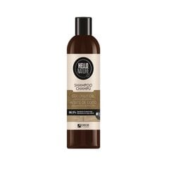 Kosteuttava ja korjaava shampoo kookosöljyllä Hello Nature Shampoo Coconut Oil 300ml hinta ja tiedot | Shampoot | hobbyhall.fi