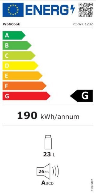 ProfiCook PCWK1232 hinta ja tiedot | Viinikaapit | hobbyhall.fi