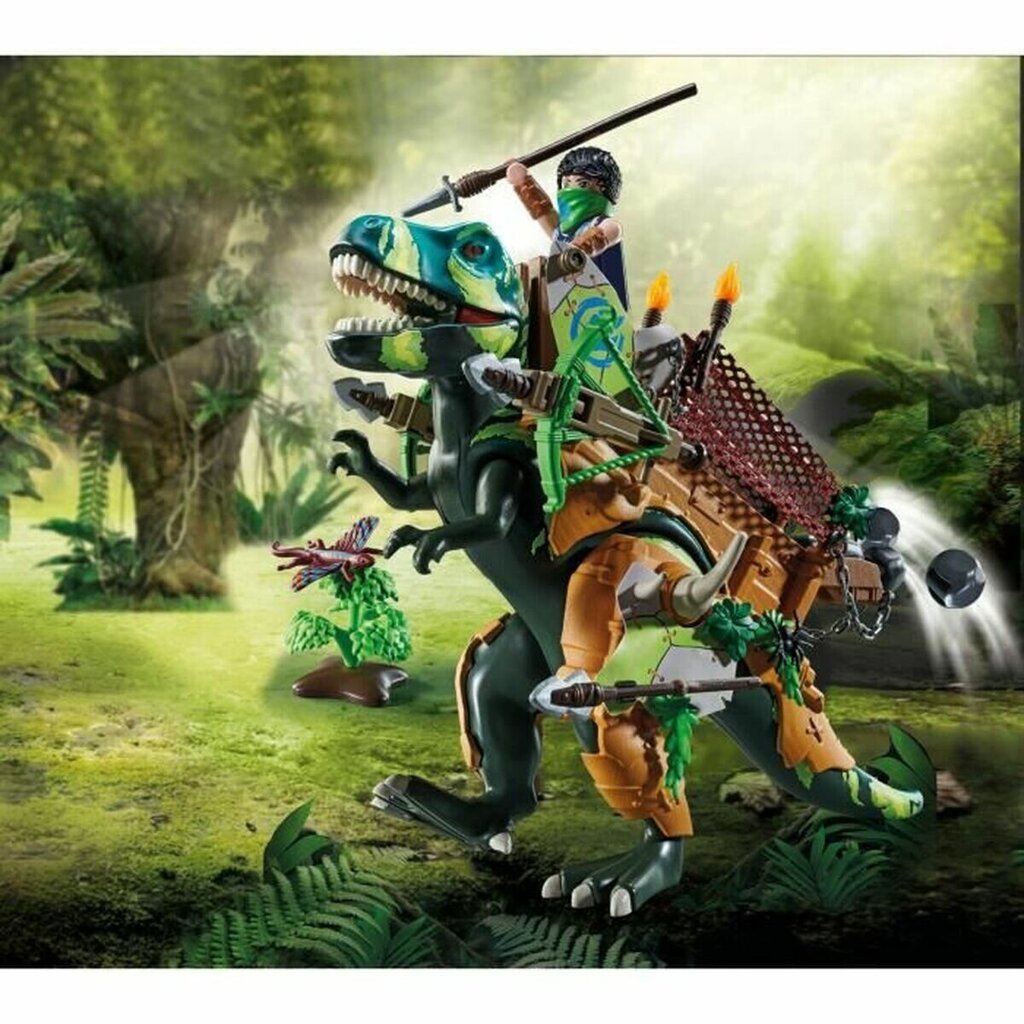 71261 Playmobil® Dino Rise Tyrannosaurus ja sotilas, 83 hinta ja tiedot | LEGOT ja rakennuslelut | hobbyhall.fi