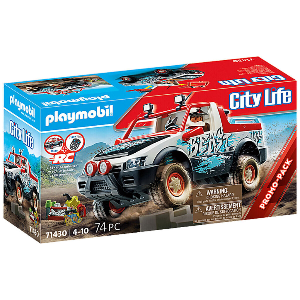 71430 Playmobil City Life Rally Car, 74 hinta ja tiedot | LEGOT ja rakennuslelut | hobbyhall.fi