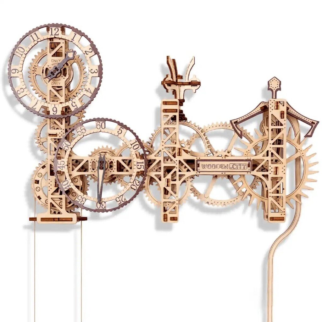 Rakennussetti 3D puinen kello palapeli Steampunk seinäkello hinta ja tiedot | LEGOT ja rakennuslelut | hobbyhall.fi