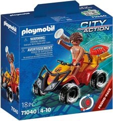 71040 PLAYMOBIL®City Action Beach Lifeguard Quad, 18 hinta ja tiedot | LEGOT ja rakennuslelut | hobbyhall.fi