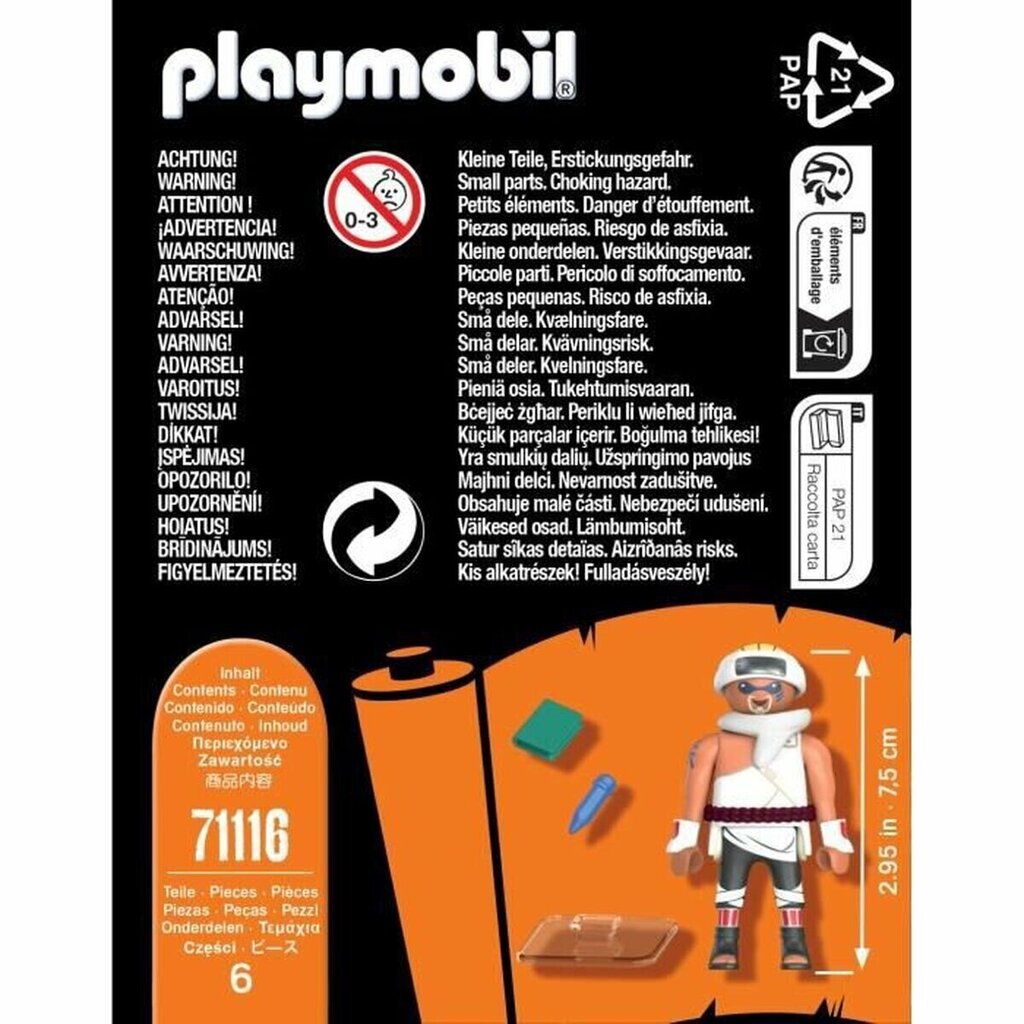 71116 Playmobil Naruto Shippuden Killer B, 6 d. hinta ja tiedot | LEGOT ja rakennuslelut | hobbyhall.fi