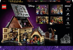 21341 LEGO® Ideas Disney Focus Pokus: Sanderson Sisters House hinta ja tiedot | LEGOT ja rakennuslelut | hobbyhall.fi