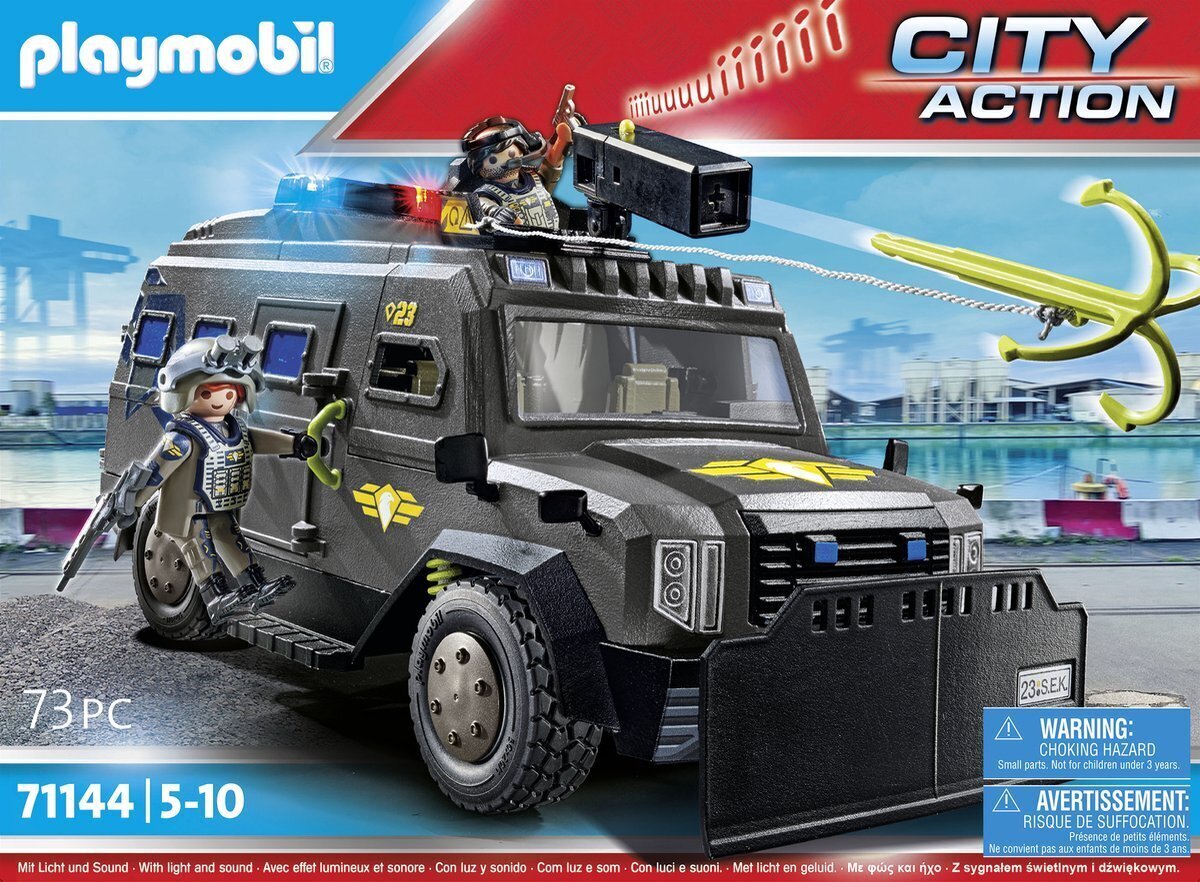 71144 PLAYMOBIL® City Action, erikoisyksikkö SUV hinta ja tiedot | LEGOT ja rakennuslelut | hobbyhall.fi