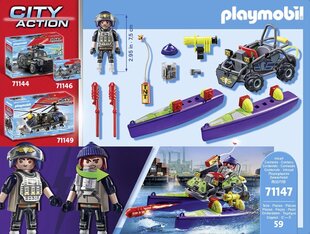 71147 PLAYMOBIL® City Action, Special Unit Quad hinta ja tiedot | LEGOT ja rakennuslelut | hobbyhall.fi