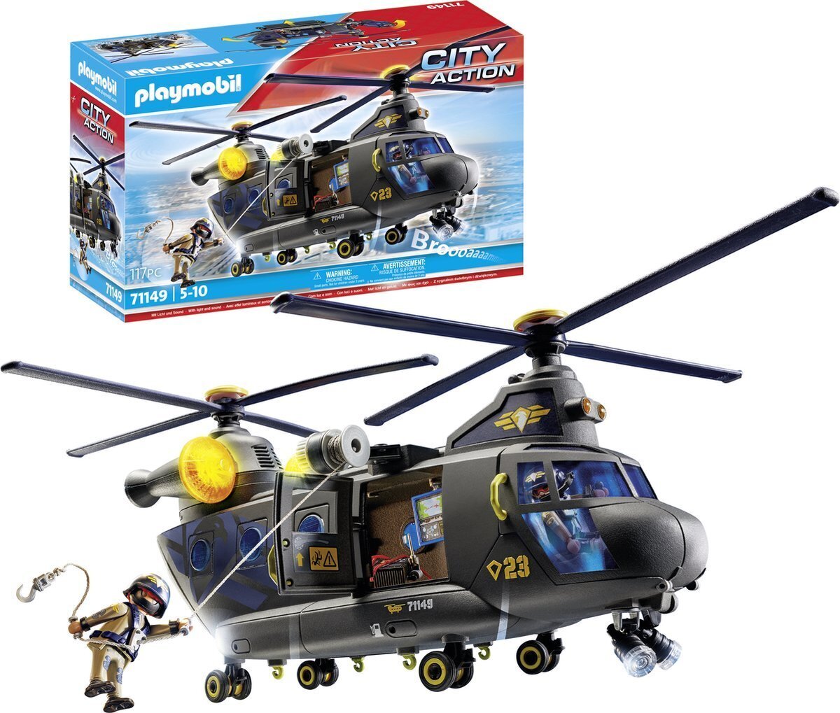 71149 PLAYMOBIL® City Action Rescue -helikopteri hinta ja tiedot | LEGOT ja rakennuslelut | hobbyhall.fi