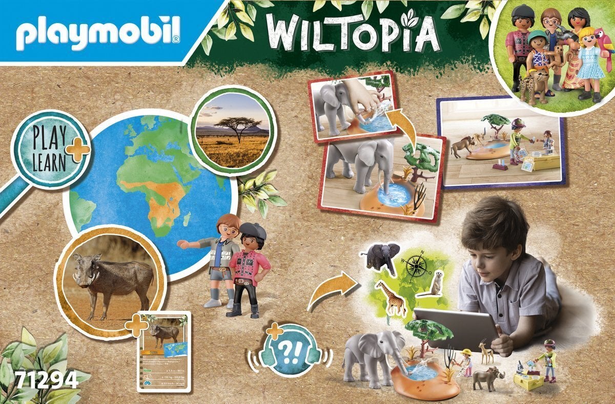 71294 PLAYMOBIL® Wiltopia, Elephant at the Waterhole hinta ja tiedot | LEGOT ja rakennuslelut | hobbyhall.fi