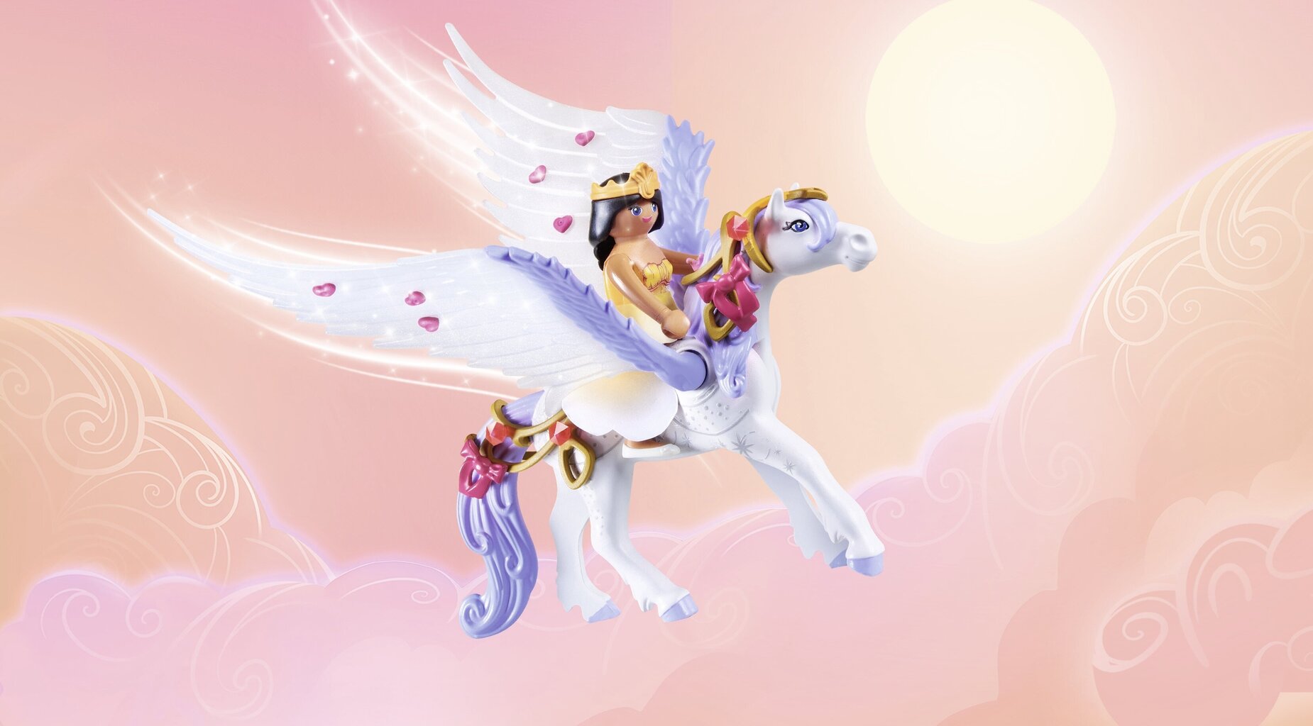 71361 PLAYMOBIL® Princess Pegasus sateenkaari ja pilvet hinta ja tiedot | LEGOT ja rakennuslelut | hobbyhall.fi