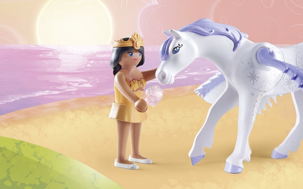 71361 PLAYMOBIL® Princess Pegasus sateenkaari ja pilvet hinta ja tiedot | LEGOT ja rakennuslelut | hobbyhall.fi