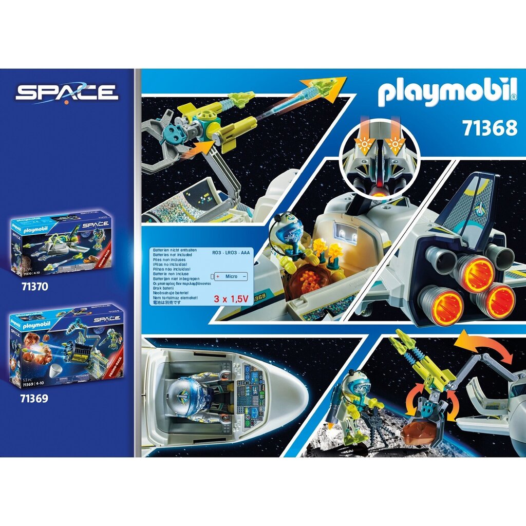 71368 PLAYMOBIL® Avaruusavaruusalus tehtävässä hinta ja tiedot | LEGOT ja rakennuslelut | hobbyhall.fi